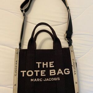 Marc Jacobs THE TOTE BAG (Small Version) Black and Cream